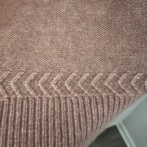 TAHARI Mauve Button Up Cardigan Sweater Collared Super Soft Women’s Sz M - Picture 4 of 11